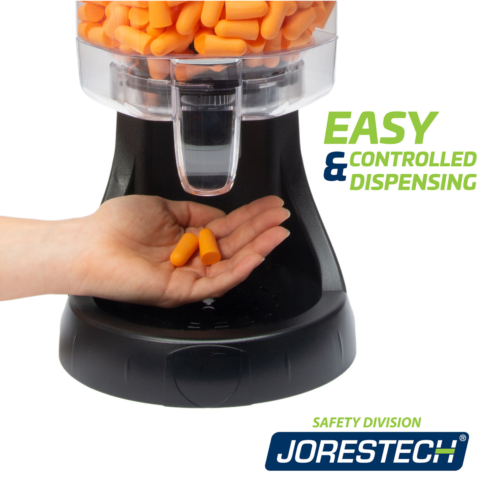 Earplug Dispenser Station with 250 Pairs 32dB NRR Soft Foam Units