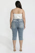 Women's Plus Capri with Side Slit