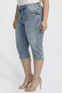 Women's Plus Capri with Side Slit