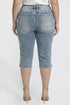 Women's Plus Capri with Side Slit