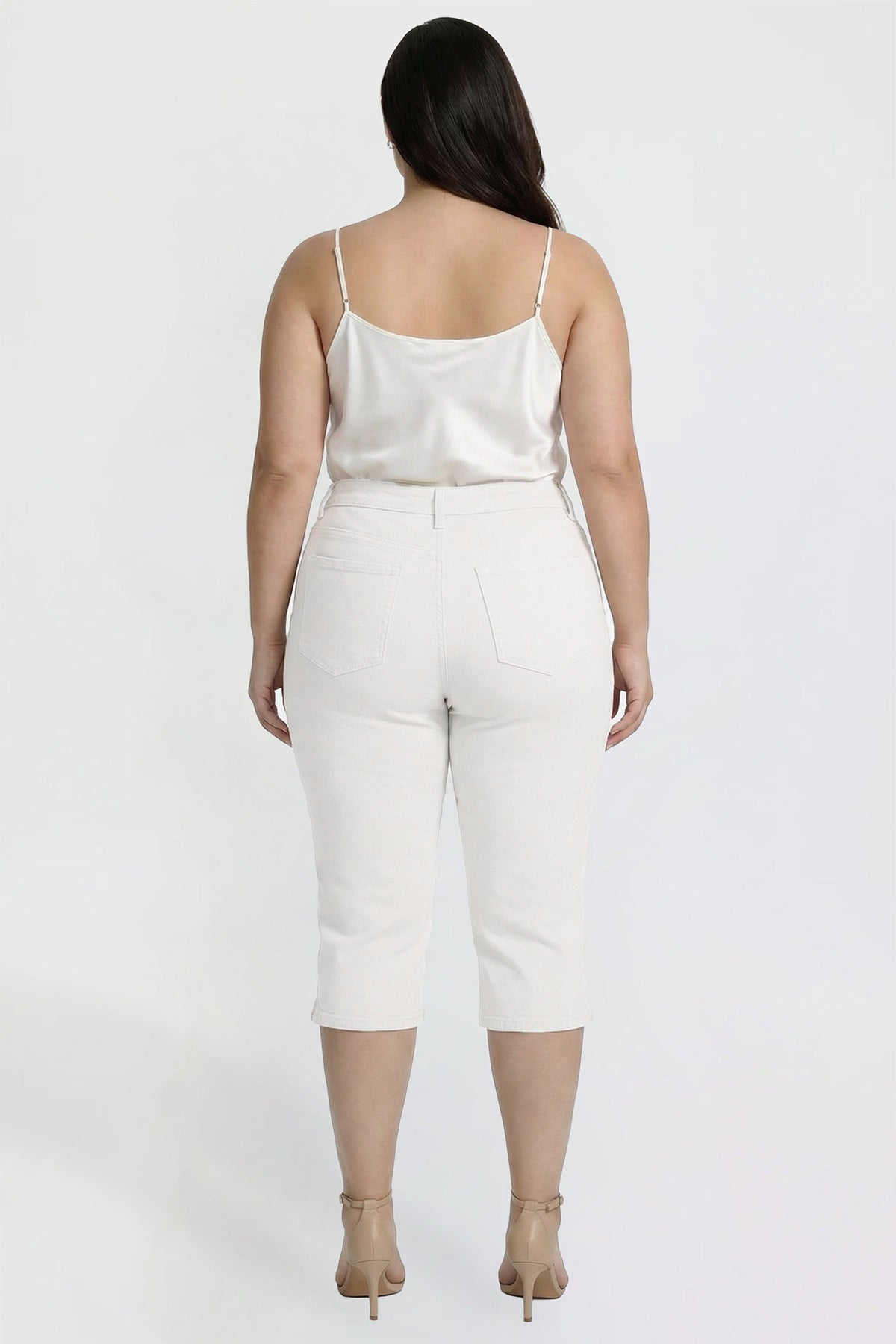Women's Plus Capri with Side Slit