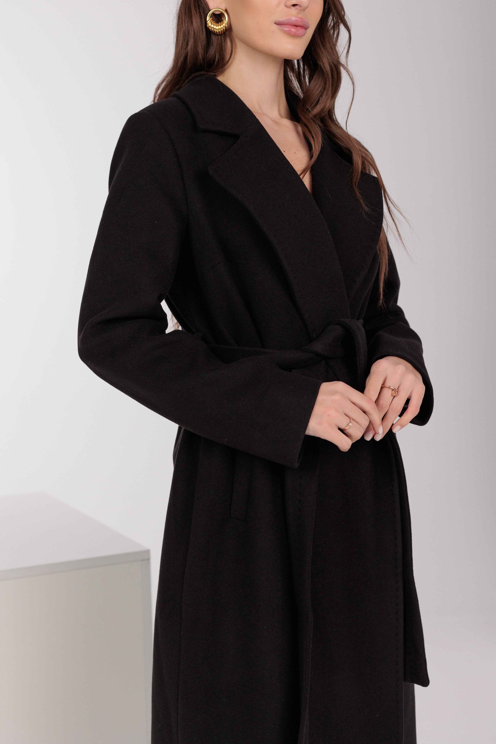 Pre-Order. Re-Stock Ships February 2026. Astoria Classic Wraparound Wool Blend Overcoat
