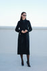 Alaska Classic Cashmere Blend Overcoat in Black