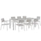 Maine 9 Piece Outdoor Patio Dining Set by Modway