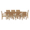 Marina 9 Piece Outdoor Patio Teak Dining Set by Modway - EEI-4034