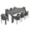 Tahoe 9-Piece Outdoor Patio Aluminum Dining Set by Modway