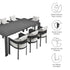 Tahoe 9-Piece Outdoor Patio Aluminum Dining Set by Modway