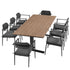 Aeris 9-Piece Outdoor Patio Aluminum Dining Set by Modway