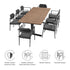 Aeris 9-Piece Outdoor Patio Aluminum Dining Set by Modway