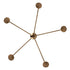 Ellie 5-Light Elegant Industrial Dimmable Chandelier