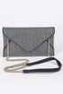 ELEGANT BAG HUDSON Hot Fix Rhinestones Envelope Clutch – BYMANYC ® New York