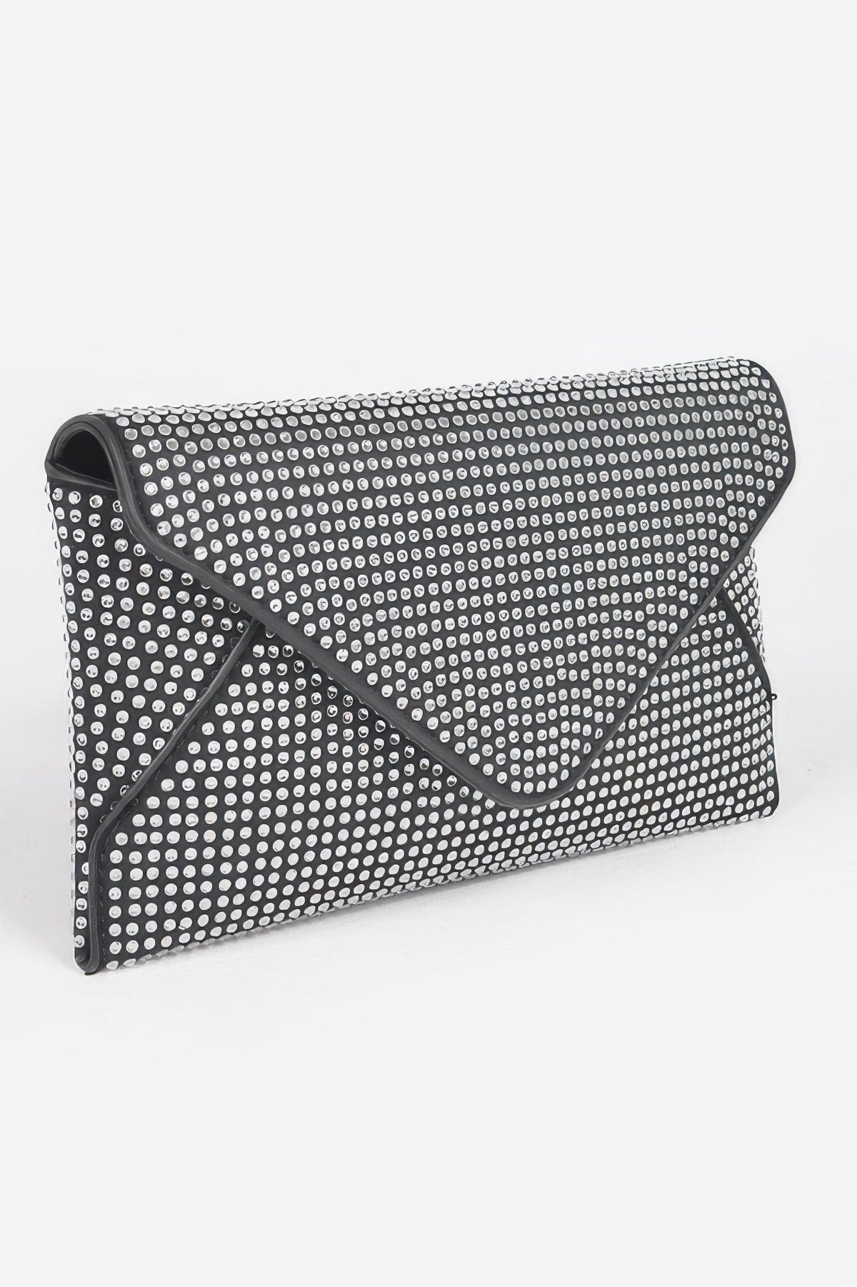 ELEGANT BAG HUDSON Hot Fix Rhinestones Envelope Clutch – BYMANYC ® New York