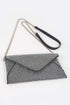 ELEGANT BAG HUDSON Hot Fix Rhinestones Envelope Clutch – BYMANYC ® New York