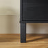 Elias Modern Curved-Frame Solid Wood Nightstand