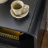 Elias Modern Curved-Frame Solid Wood Nightstand