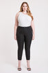 Women's Plus High Rise Hyperstretch Cropped Straight Pants