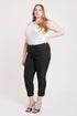 Women's Plus High Rise Hyperstretch Cropped Straight Pants