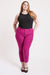 Women's Plus High Rise Hyperstretch Cropped Straight Pants