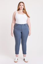 Women's Plus High Rise Hyperstretch Cropped Straight Pants