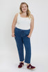 Women's Plus High Rise Pull On Straight  Jogger