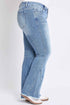Women's Plus Low Rise Frayed Hem Flare Jeans