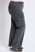 Women's Plus High Rise Wide Leg Skater Cargo Jeans
