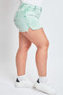 Women's Plus 80's Acid Wash Mom Shorts