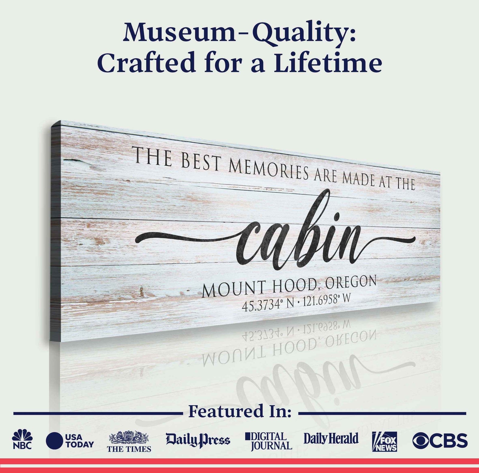 Best Memories Are Made At The Cabin Sign II