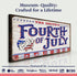 4th of July Personalized Welcome Sign
