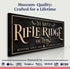Personalized Rifle Ridge Outpost Family Sign
