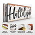 Rustic Hallelujah Faith Sign