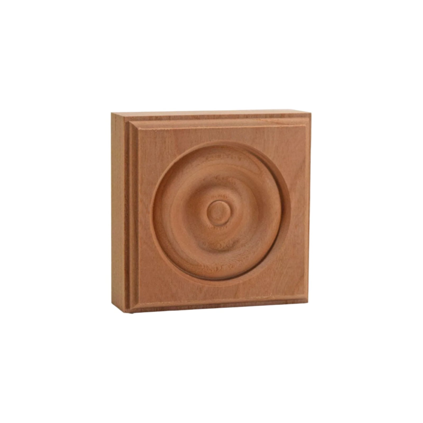 EWAP30 Rosette Casing Corner Block 1 inch x 3 inch Square Unfinished