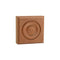 EWAP30 Rosette Casing Corner Block 1 inch x 3 inch Square Unfinished - Tundra Globe