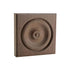 EWAP40 Rosette Casing Corner Block 1 inch x 4 inch Square Unfinished