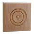 EWAP90 Rosette Casing Corner Block 1 inch x 3 inch Square Unfinished