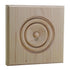 EWAP90 Rosette Casing Corner Block 1 inch x 3 inch Square Unfinished