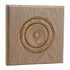 EWAP90 Rosette Casing Corner Block 1 inch x 3 inch Square Unfinished