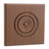 EWAP90 Rosette Casing Corner Block 1 inch x 3 inch Square Unfinished