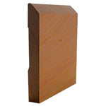 EWBB15 Beveled Edge Baseboard 5-1/4" Tall x 11/16" Moulding Unfinished
