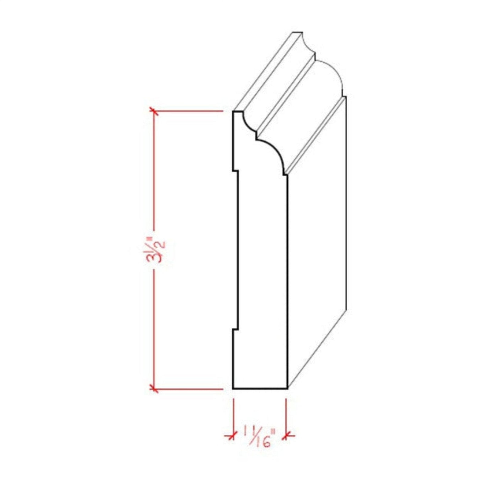 EWBB22 Nose & Cove 3-1/2