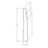 EWBB29 Contemporary Stepped 5-1/4" Tall x 11/16" Baseboard Unfinished