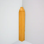 EWBB61 Base Inside Corner Block 7/8" square x 6-1/2" Tall Unfinished