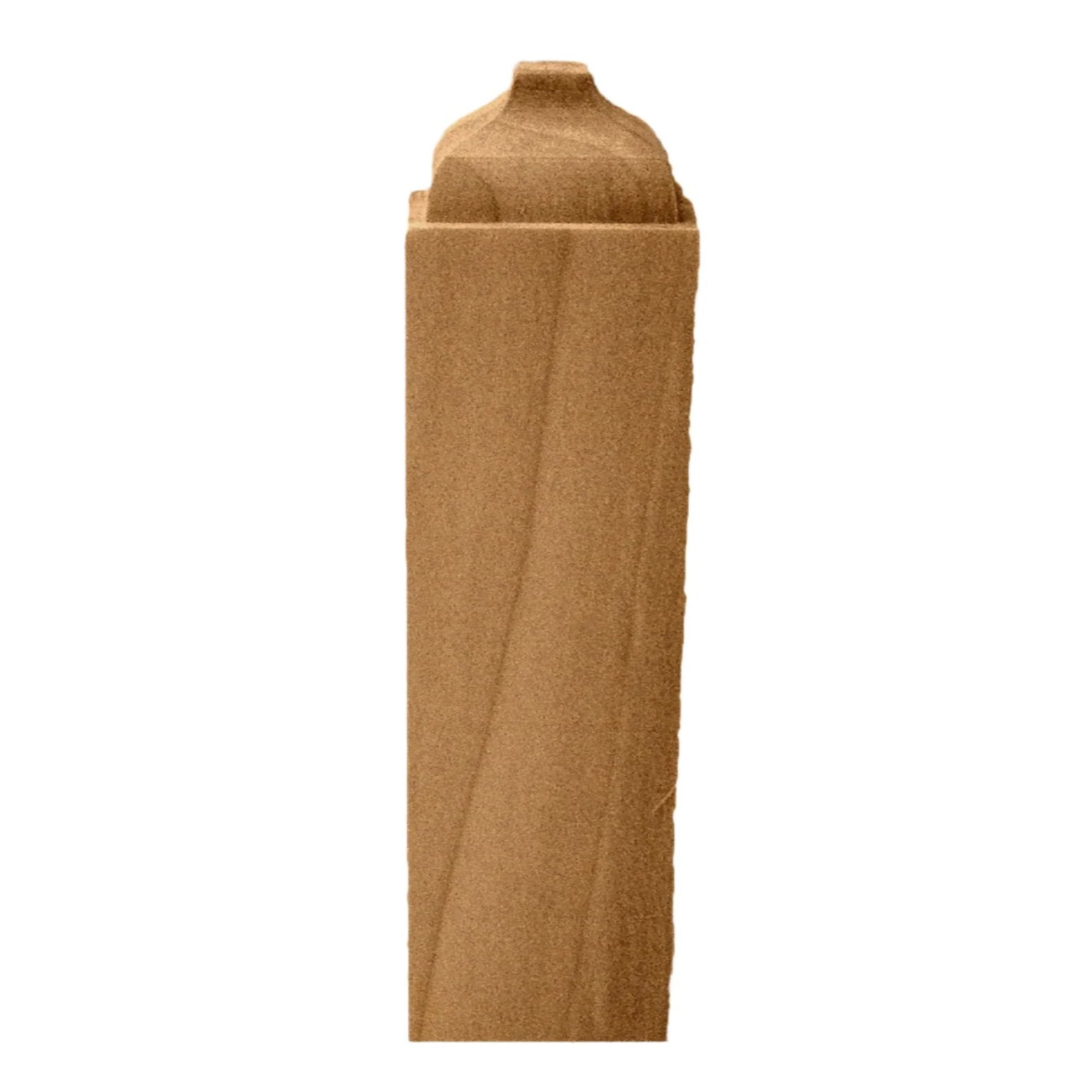 EWBB62 Baseboard Middle Block 7/8" x 1-3/8" x 6-1/2" Tall Unfinished