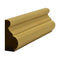 EWBC13 Traditional 1-3/8" Tall x 11/16" Base Cap Moulding. Unfinished - Tundra Globe