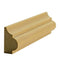 EWBC27 Nose and Cove 1-1/4" Tall x 3/4" Base Cap Moulding. Unfinished - Tundra Globe
