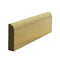 EWBS16 Baseboard Shoe 1-1/4" Tall x 5/16" Flat with Radius. Unfinished - Tundra Globe