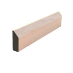 EWBS21 Baseboard Shoe 1-1/8" Tall x 3/8" Beveled Edge. Unfinished