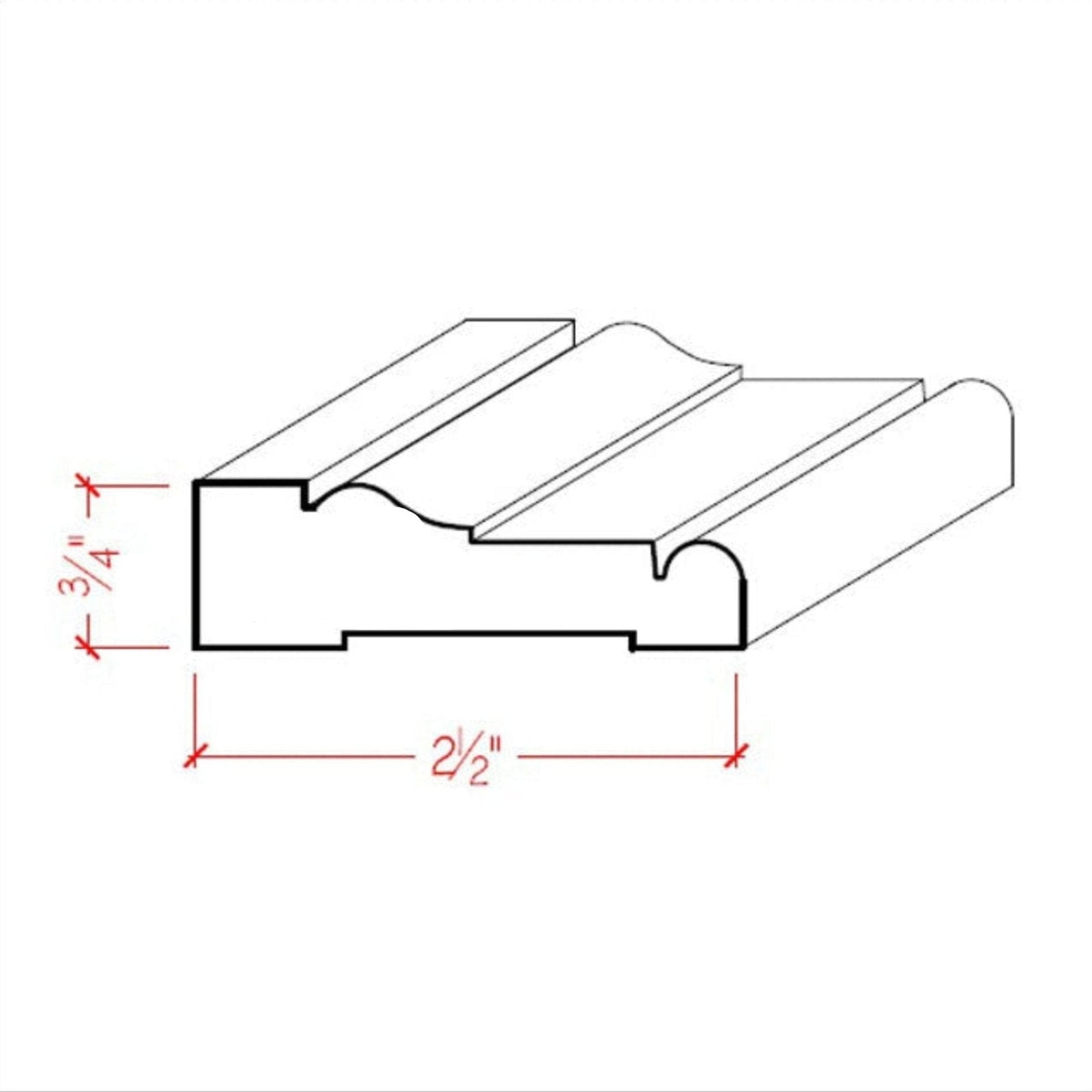 EWCA16 Colonial Casing 2-1/2