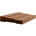 EWCA35 Contemporary 3-1/2" wide x 3/4" Stepped Casing. Unfinished Trim