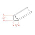 EWCC11 Cove Molding 1/2" x 1/2" Trim. Unfinished